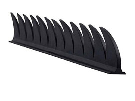 Spikes for All Motorcycles Dirt Bike and Normal Helmets (Black)